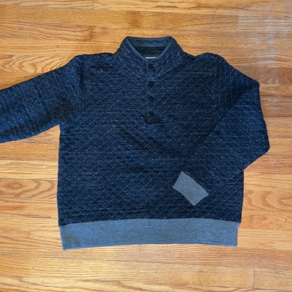 Faherty Quilted Pullover Sweater